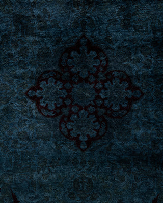 Overdyed Hand-Knotted Gray Area Rug 10' 1" x 20' 5"