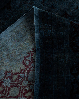 Overdyed Hand-Knotted Gray Area Rug 10' 1" x 20' 5"