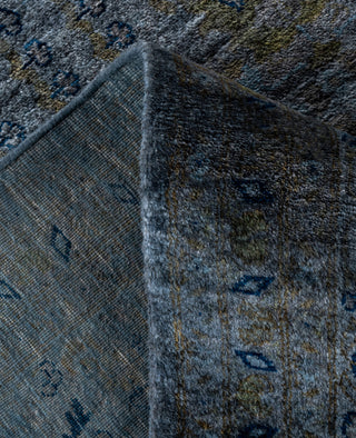 Contemporary Overdyed Wool Hand Knotted Gray Area Rug 8' 1" x 10' 3"