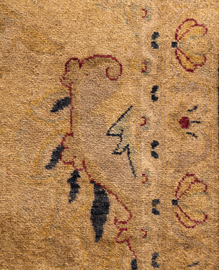 Overdyed One-of-a-Kind Wool Beige Area Rug 8' 3" x 10' 5"