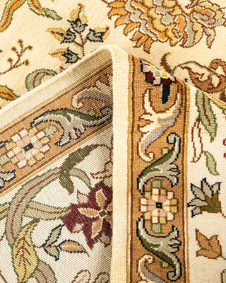 Traditional Hand Knotted Beige Area Rug 9' 2" x 12' 5"