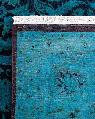 Fine Vibrance, One-of-a-Kind Hand-Knotted Area Rug  - Blue, 9' 1" x 12' 3"