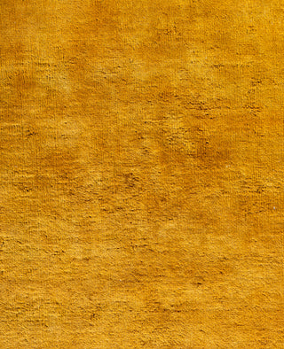 Overdyed One-of-a-Kind Wool Gold Area Rug 10' 0" x 13' 8"