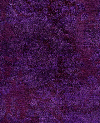 Contemporary Overdyed Wool Hand Knotted Purple Area Rug 9' 2" x 11' 10"