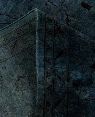 Contemporary Overdyed Wool Hand Knotted Gray Area Rug 8' 2" x 10' 5"