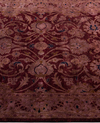Overdyed One-of-a-Kind Wool Pink Area Rug 3' 0" x 5' 1"