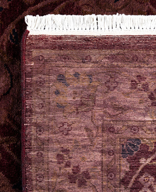 Overdyed One-of-a-Kind Wool Pink Area Rug 3' 0" x 5' 1"