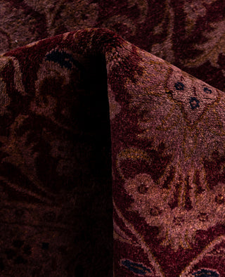 Overdyed One-of-a-Kind Wool Pink Area Rug 3' 0" x 5' 1"