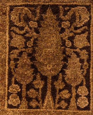 Contemporary Overdyed Wool Hand Knotted Brown Runner 3' 0" x 10' 5"