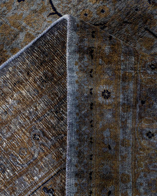 Contemporary Fine Vibrance Gray Wool Area Rug - 8' 3" x 10' 2"