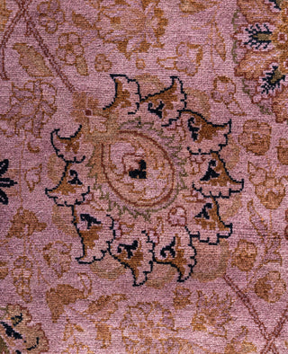 Overdyed Hand-Knotted Wool Modern-Contemporary Purple Runner 3' 1" x 8' 6"