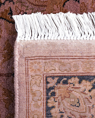 Overdyed Hand-Knotted Wool Modern-Contemporary Purple Runner 3' 1" x 8' 6"