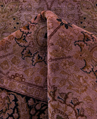 Overdyed Hand-Knotted Wool Modern-Contemporary Purple Runner 3' 1" x 8' 6"