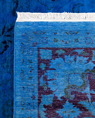 Fine Vibrance, One-of-a-Kind Hand-Knotted Area Rug  - Blue, 9' 2" x 12' 4"