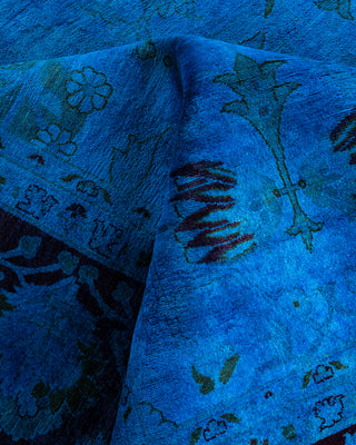 Fine Vibrance, One-of-a-Kind Hand-Knotted Area Rug  - Blue, 9' 2" x 12' 4"