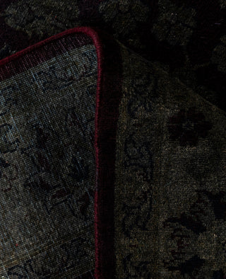 Contemporary Overdyed Wool Hand Knotted Gray Area Rug 4' 1" x 6' 4"