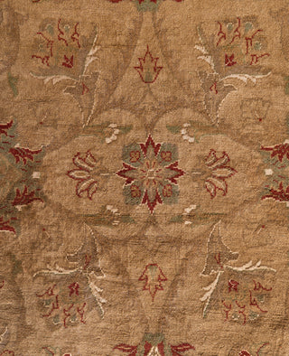 Overdyed Hand-Knotted Wool Modern-Contemporary Brown Area Rug 9' 2" x 12' 4"