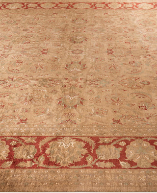 Overdyed Hand-Knotted Wool Modern-Contemporary Brown Area Rug 9' 2" x 12' 4"