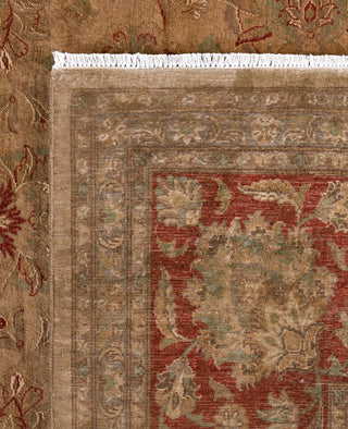 Overdyed Hand-Knotted Wool Modern-Contemporary Brown Area Rug 9' 2" x 12' 4"