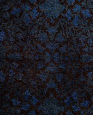 Overdyed One-of-a-Kind Wool Purple Runner 2' 7" x 16' 6"