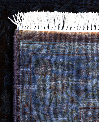 Overdyed One-of-a-Kind Wool Purple Runner 2' 7" x 16' 6"