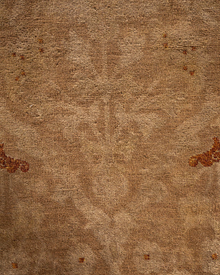 Contemporary Fine Vibrance Brown Wool Area Rug - 10' 1" x 14' 5"