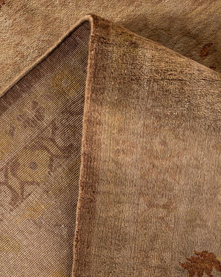 Contemporary Fine Vibrance Brown Wool Area Rug - 10' 1" x 14' 5"