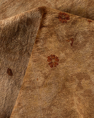 Contemporary Fine Vibrance Brown Wool Area Rug - 10' 1" x 14' 5"