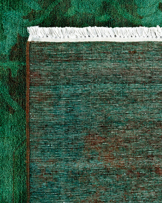 Contemporary Fine Vibrance Brown Wool Area Rug - 9' 10" x 14' 1"