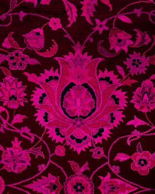 Fine Vibrance, One-of-a-Kind Hand-Knotted Area Rug  - Pink, 12' 0" x 18' 2"