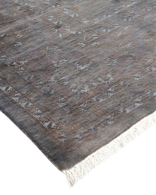Contemporary Hand Knotted  Gray Area Rug 10' 1" x 13' 10"