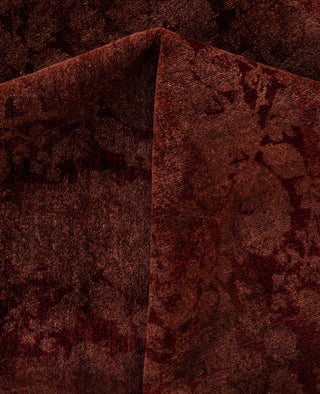 Overdyed One-of-a-Kind Wool Brown Area Rug 7' 10" x 8' 0"