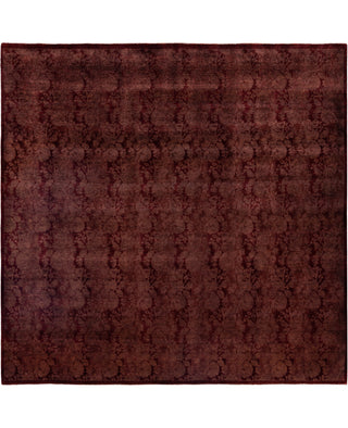 Overdyed One-of-a-Kind Wool Brown Area Rug 7' 10" x 8' 0"