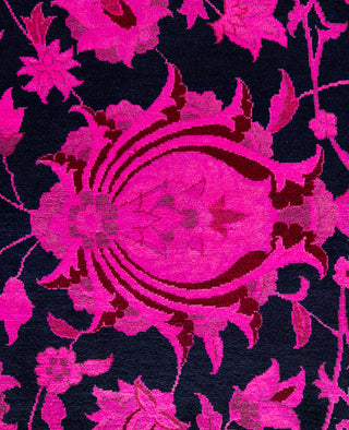 Overdyed One-of-a-Kind Wool Pink Area Rug 12' 0" x 18' 2"