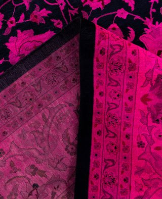 Overdyed One-of-a-Kind Wool Pink Area Rug 12' 0" x 18' 2"