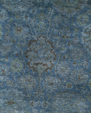 Overdyed One-of-a-Kind Wool Gray Runner 2' 7" x 9' 7"
