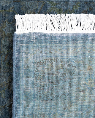 Overdyed One-of-a-Kind Wool Gray Runner 2' 7" x 9' 7"