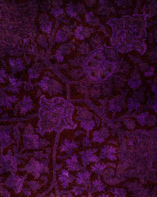 Fine Vibrance, One-of-a-Kind Hand-Knotted Area Rug  - Purple, 8' 1" x 8' 1"