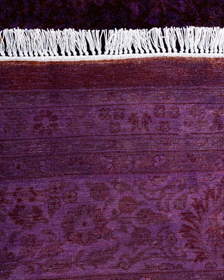 Fine Vibrance, One-of-a-Kind Hand-Knotted Area Rug  - Purple, 8' 1" x 8' 1"