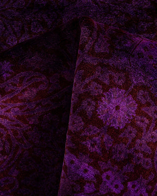Fine Vibrance, One-of-a-Kind Hand-Knotted Area Rug  - Purple, 8' 1" x 8' 1"