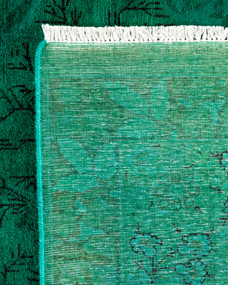 Contemporary Fine Vibrance Blue Wool Area Rug - 8' 1" x 10' 0"