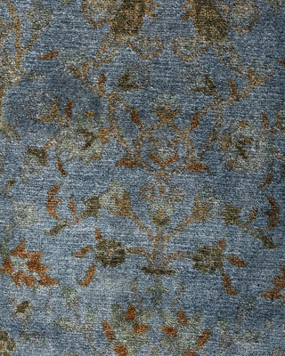 Contemporary Hand-Knotted Overdyed Gray Area Rug 4' 0" x 8' 3"