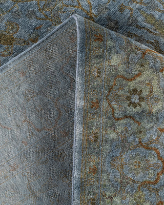 Contemporary Hand-Knotted Overdyed Gray Area Rug 4' 0" x 8' 3"