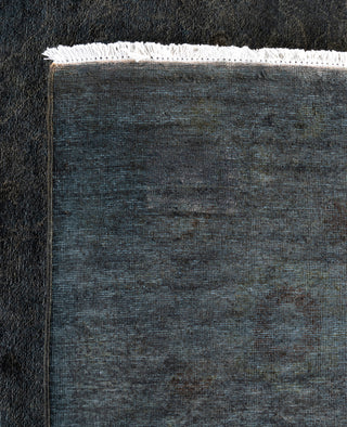 Overdyed One-of-a-Kind Wool Gray Area Rug 10' 1" x 14' 0"