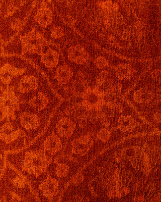 Fine Vibrance, One-of-a-Kind Hand-Knotted Area Rug  - Orange, 4' 2" x 6' 0"