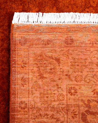 Fine Vibrance, One-of-a-Kind Hand-Knotted Area Rug  - Orange, 4' 2" x 6' 0"