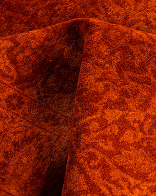 Fine Vibrance, One-of-a-Kind Hand-Knotted Area Rug  - Orange, 4' 2" x 6' 0"