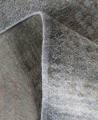 Contemporary Overdyed Wool Hand Knotted Gray Area Rug 8' 1" x 9' 8"