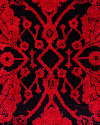 Overdyed Hand-Knotted Pink Area Rug 6' 1" x 9' 2"