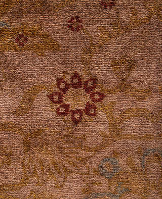 Overdyed One-of-a-Kind Wool Brown Area Rug 8' 1" x 10' 4"